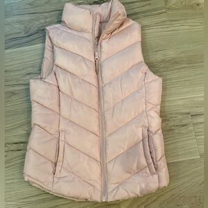 SO Light Pink Quilted Vest XS